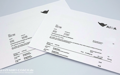 Kreuzfahrtblog 24 AIDA Bordrechnung