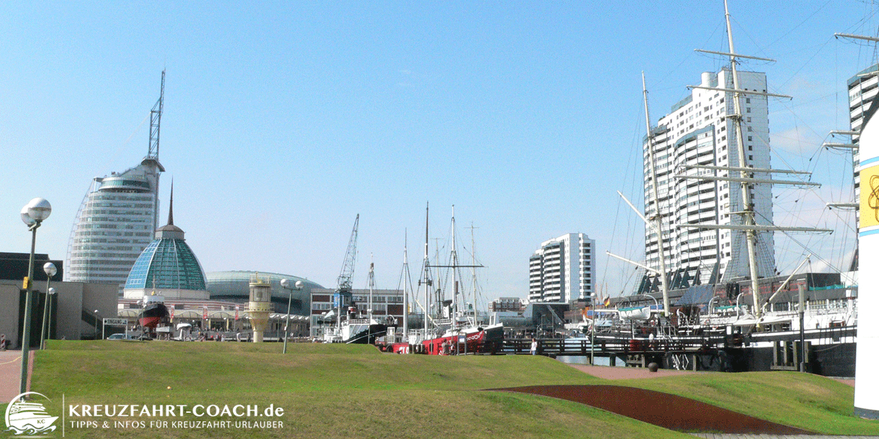 Landausflüge auf eigene Faust - Bremerhaven Blick auf Bremerhaven