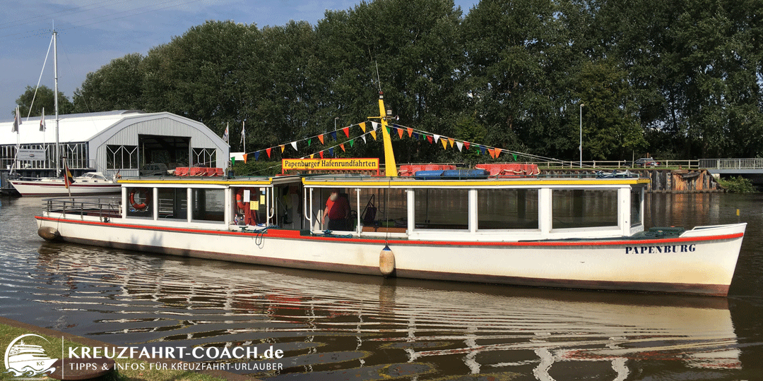 Hafenrundfahrt Papenburg - Ausflugsschiff 