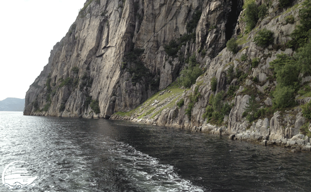Stavanger auf eigene Faust - Bootsfahrt auf dem Lyseford - Ziegenfelsen