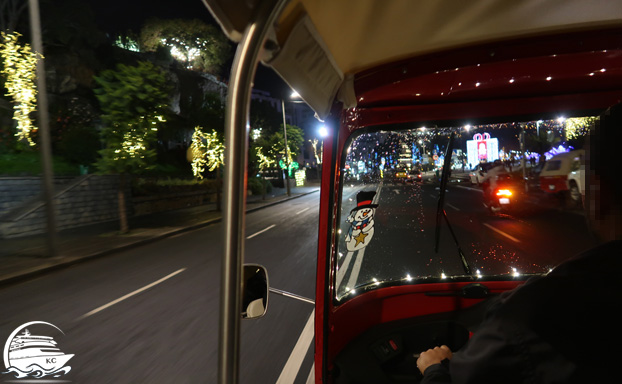 Madeira - Funchal - Rückfahrt mit dem Dreirad-Taxi