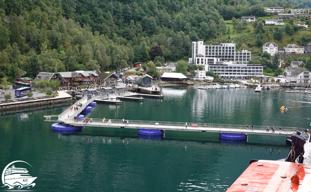 Liegeplatz Geiranger - Seawalk in Geiranger