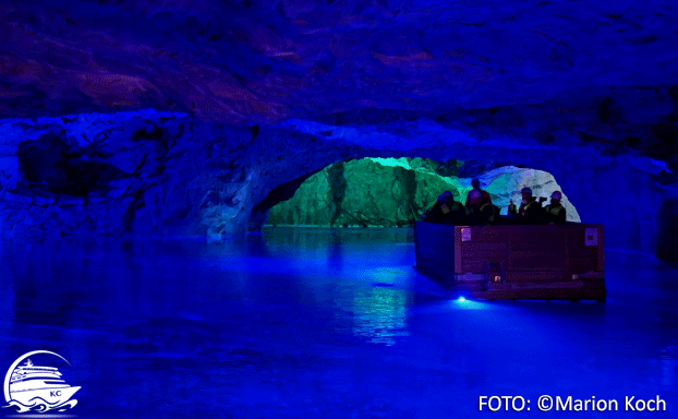 Ausflug Molde - Floßfahrt durch die Höhle
