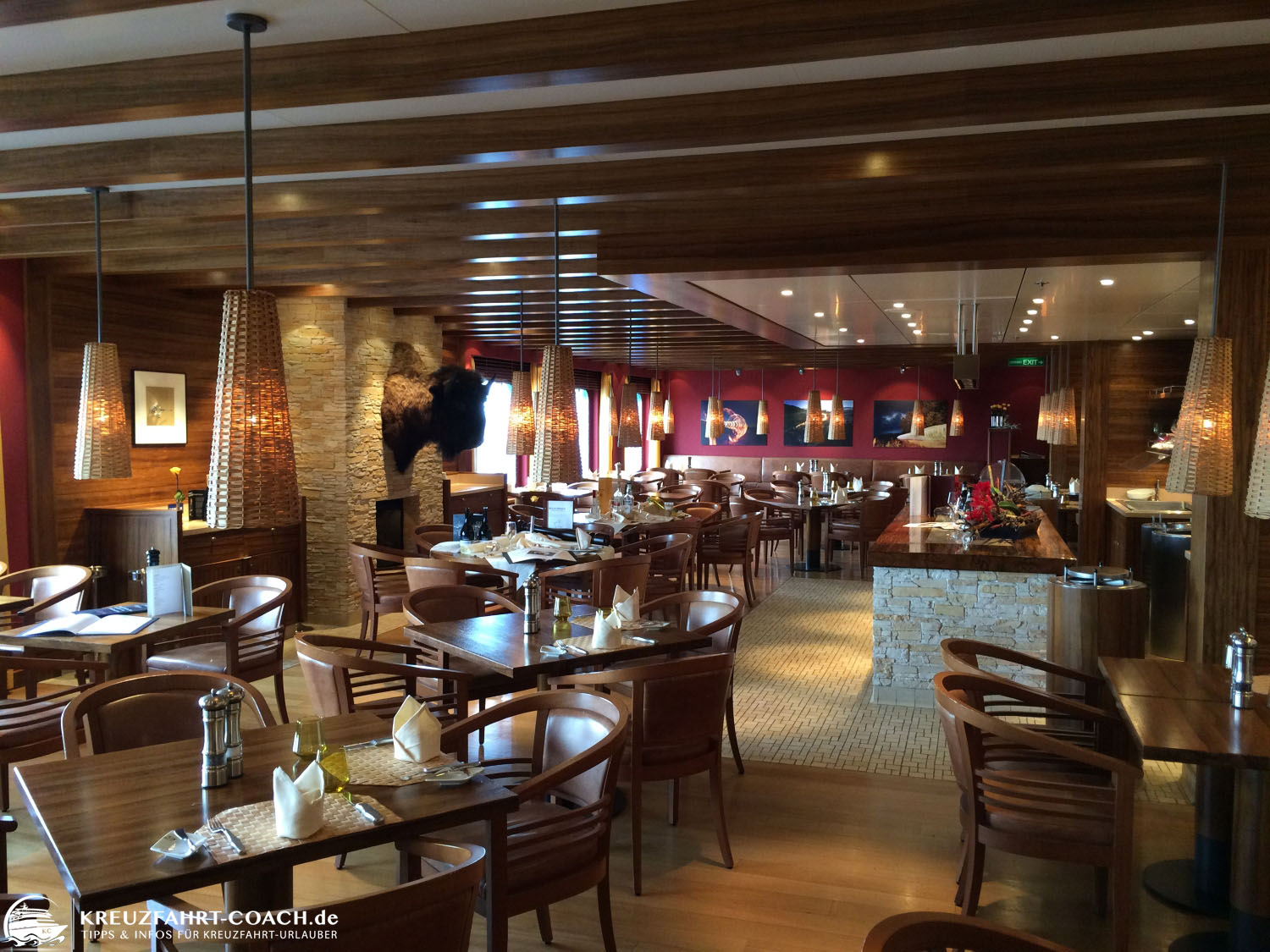 Warum AIDA Cruises? 14 Blick ins Buffalo Steak House