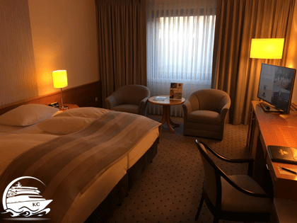 Hotelzimmer Blick ins Hotelzimmer